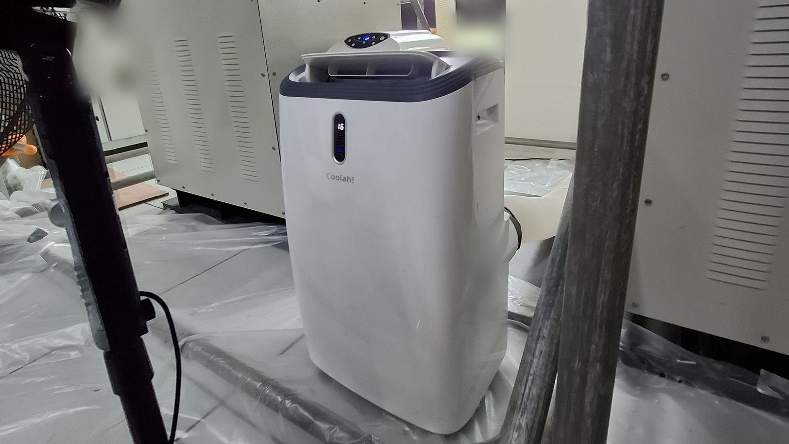 Coolah Model A portable aircon cooling a government server room in Singapore